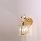 Crystal Bird Wall Sconce