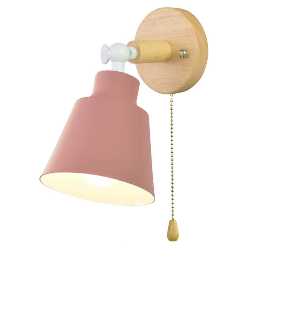 Nordic Rotatable Wood Wall Sconce