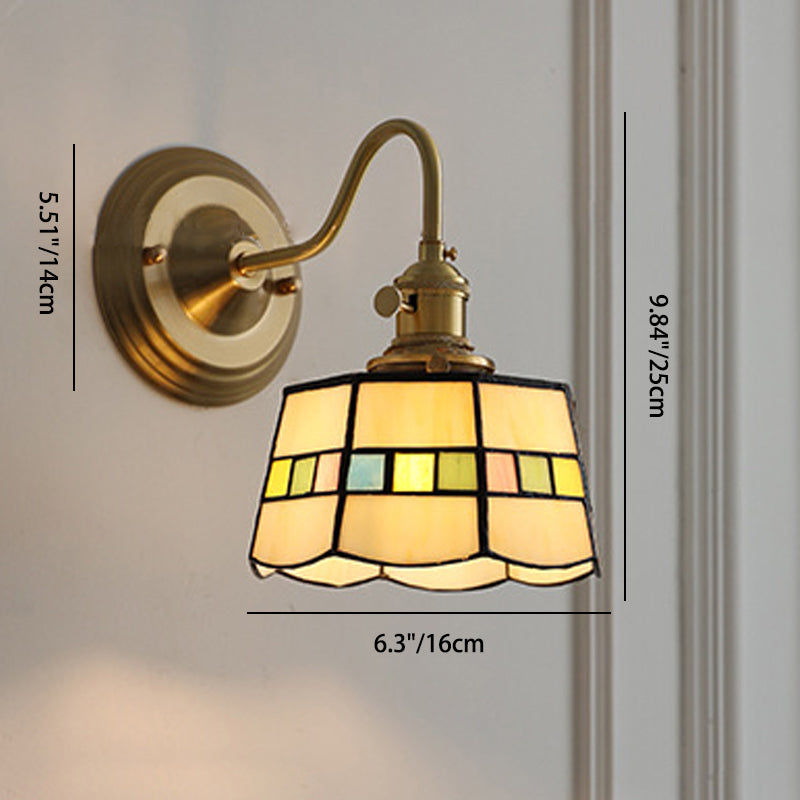 Tiffany Glass Wall Sconce