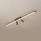 Nordic Minimalist LED Flush Mount Ceiling Light - Acrylic Long Strip Spotlight