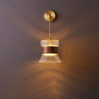 Japanese Walnut & Copper 1-Light Wall Sconce
