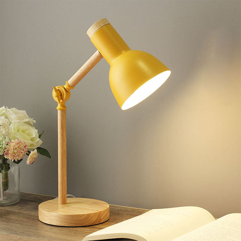 Nordic Iron Semi-Circular Table Lamp