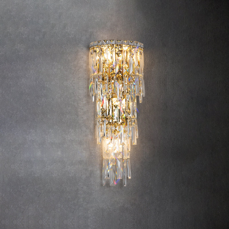 Crystal Tassel Wall Sconce
