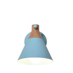 Nordic Wood Macaron Wall Sconce