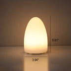 Premium Geometric Battery-Powered Night Light Table Lamp