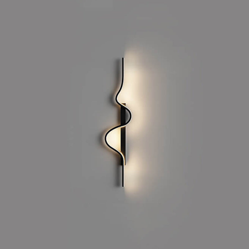Aluminum Long Wave LED Wall Sconce