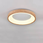 Nordic Wood LED Flush Mount Ceiling Light
