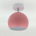 Nordic Macaron 1-Light Semi-Flush Mount Ceiling Light