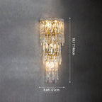 Crystal Tassel Wall Sconce