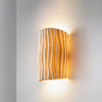 Nordic Striped Resin Wall Sconce