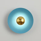 Nordic Multicolor Round LED Wall Sconce