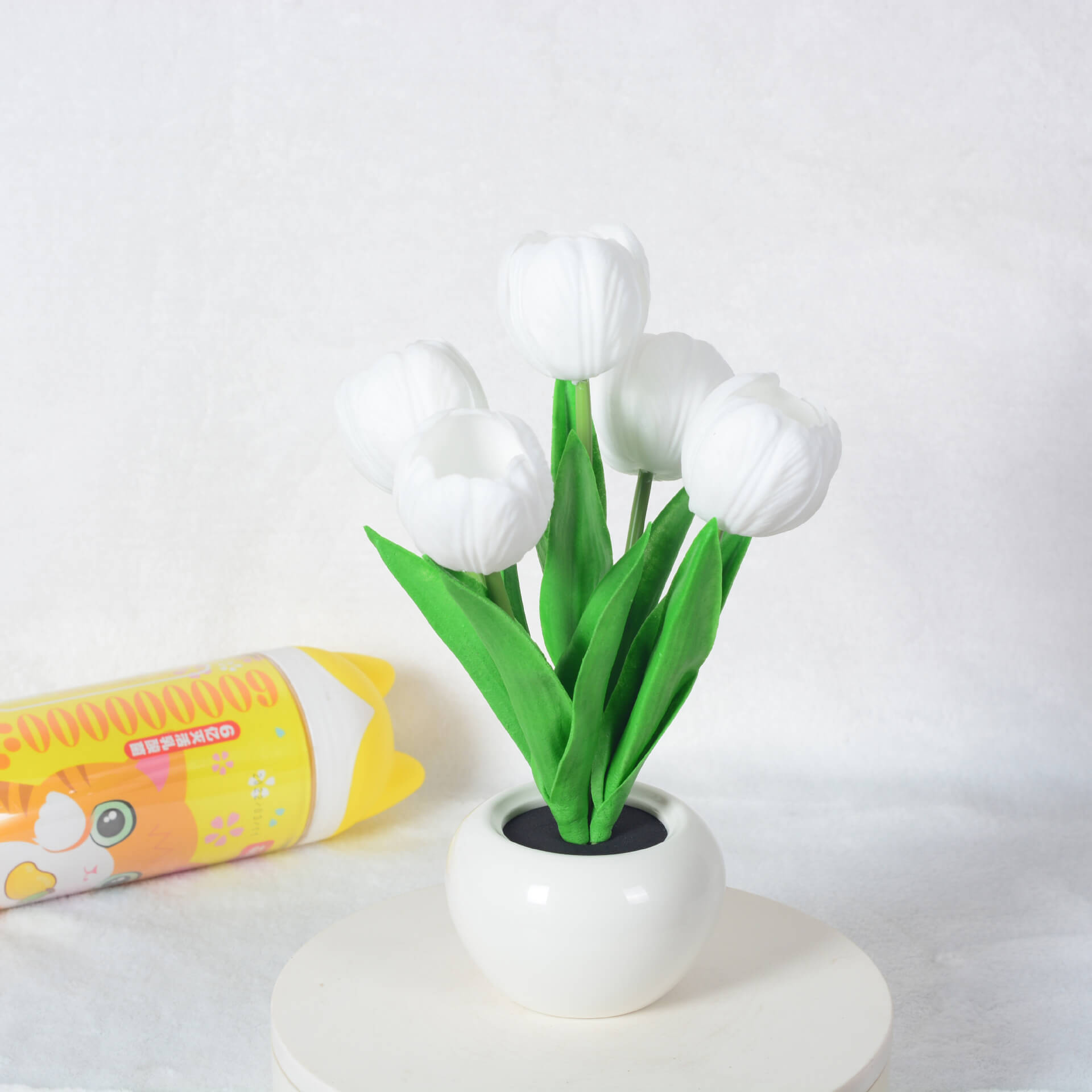 Premium LED Tulip Peony Night Light Table Lamp