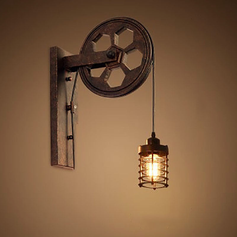 Industrial Vintage Iron Wall Sconce