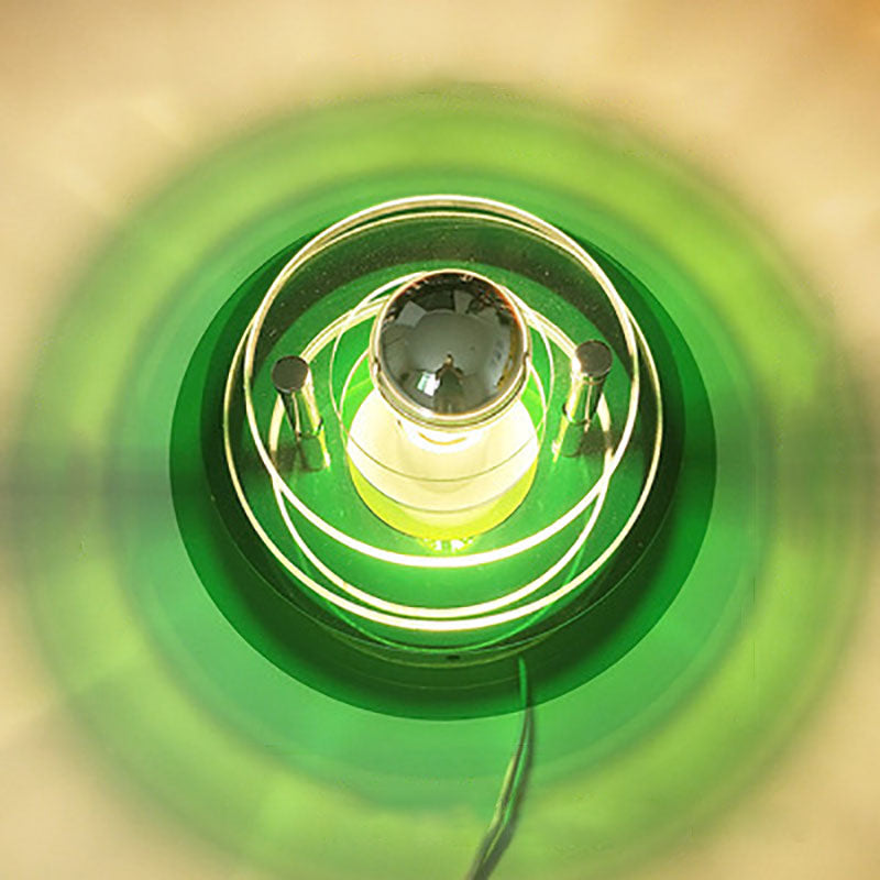 Colorful Flying Saucer Wall Sconce