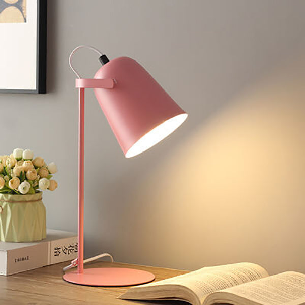 Nordic Macaroon 1-Light Column Table Lamp
