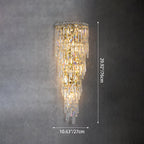 Crystal Tassel Wall Sconce