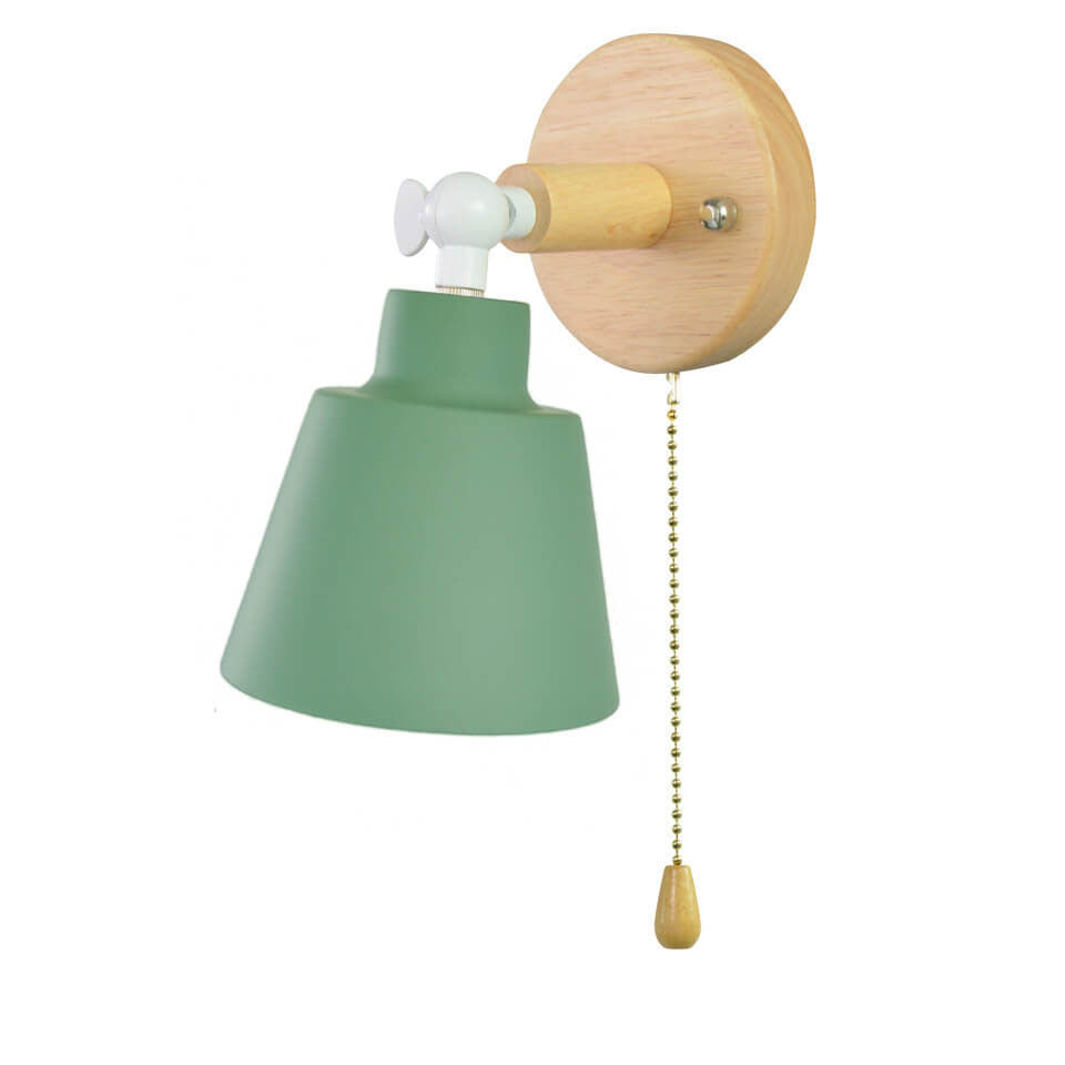 Nordic Rotatable Wood Wall Sconce
