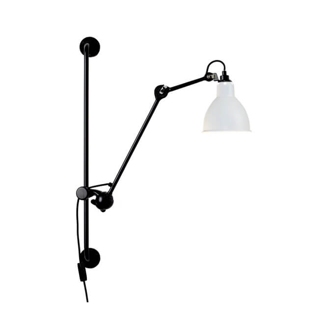 Industrial Iron Swing Arm Sconce