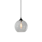 Premium Nordic Minimalist Round Glass Pendant Light - 1-Light
