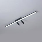 Nordic Minimalist LED Flush Mount Ceiling Light - Acrylic Long Strip Spotlight