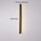 Premium Minimalist Rectangular LED Wall Sconce - Aluminum