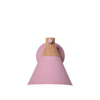 Nordic Wood Macaron Wall Sconce