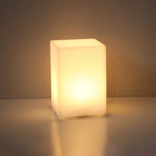 Premium Geometric Battery-Powered Night Light Table Lamp