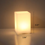 Premium Geometric Battery-Powered Night Light Table Lamp