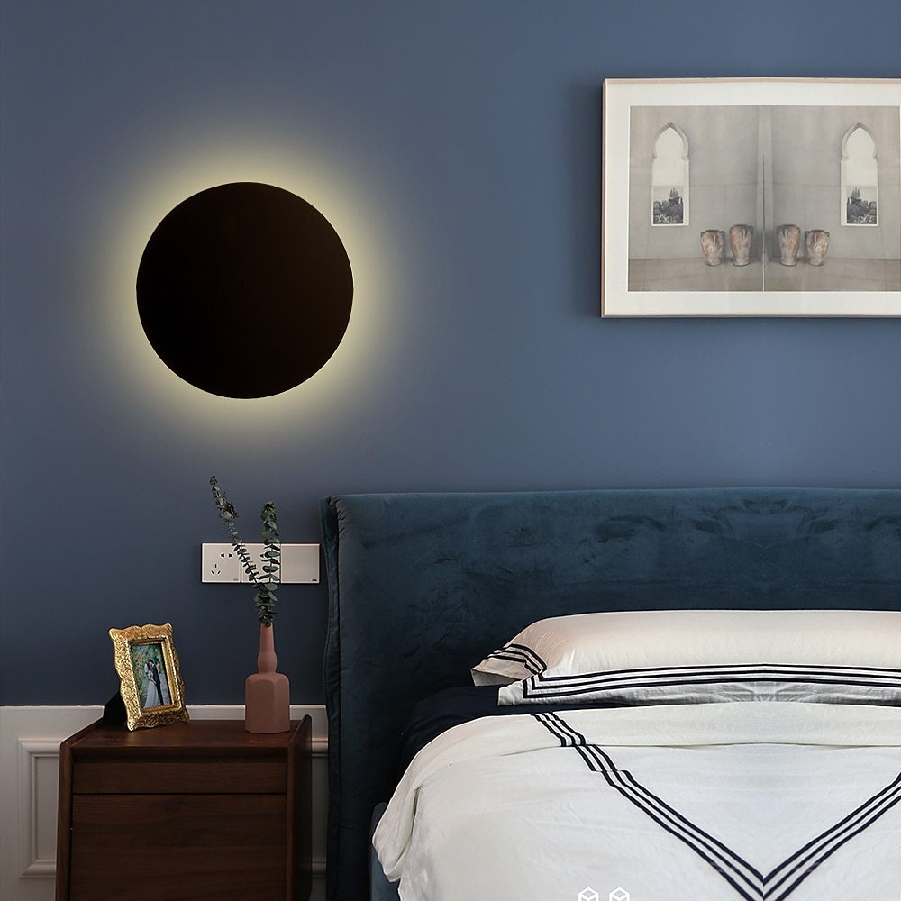Colorful Round Iron LED Wall Sconce