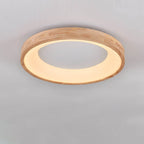 Nordic Wood LED Flush Mount Ceiling Light