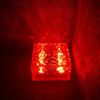 Premium Solar LED Ice Brick Outdoor Light - Modern ABS