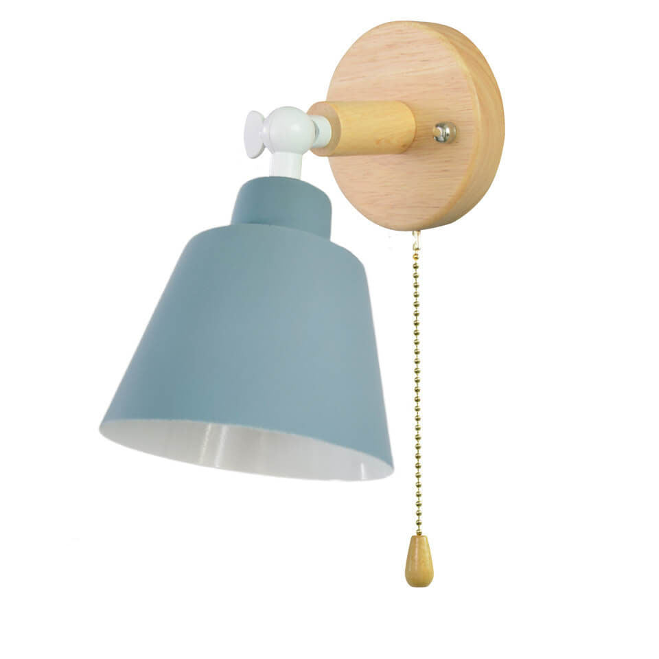 Nordic Rotatable Wood Wall Sconce