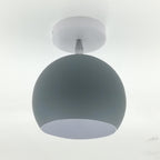 Nordic Macaron 1-Light Semi-Flush Mount Ceiling Light