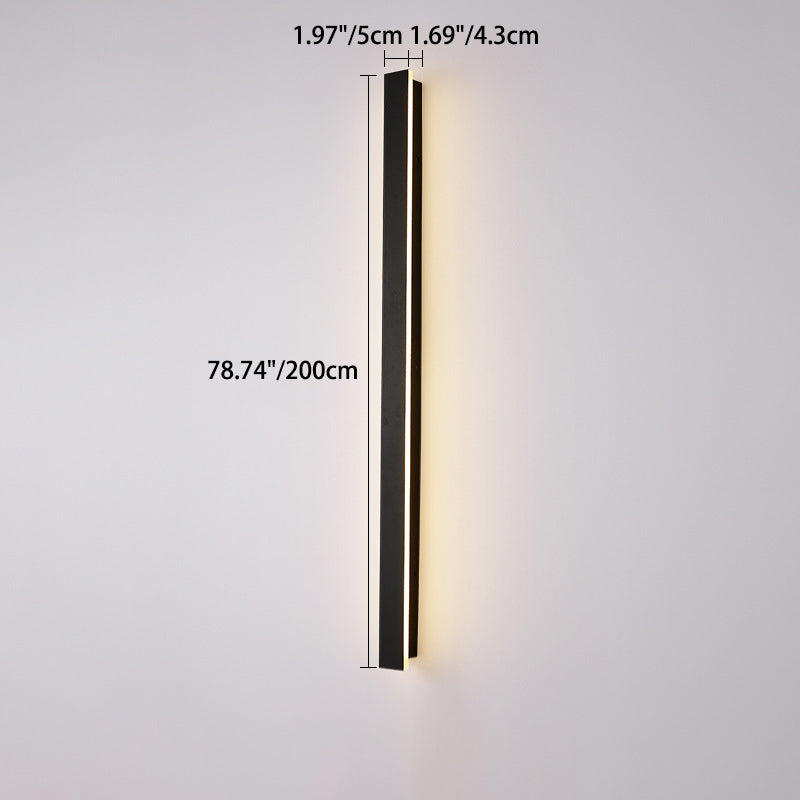 Premium Minimalist Rectangular LED Wall Sconce - Aluminum