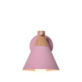Nordic Wood Macaron Wall Sconce