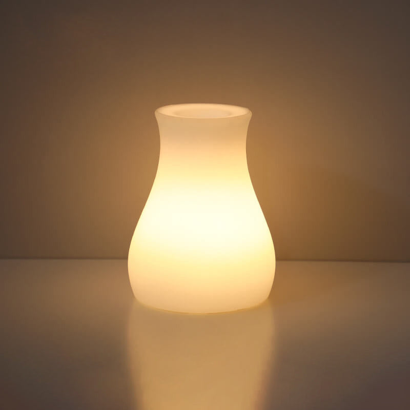 Premium Geometric Battery-Powered Night Light Table Lamp