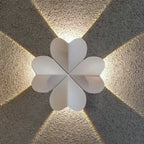 Nordic Waterproof Aluminum Four-Leaf Clover LED Wall Sconce