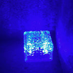 Premium Solar LED Ice Brick Outdoor Light - Modern ABS
