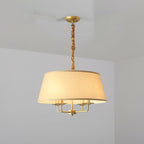 Classic European 4-Light Iron Pendant Lamp