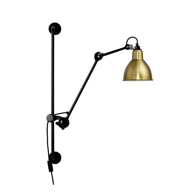 Industrial Iron Swing Arm Sconce