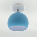 Nordic Macaron 1-Light Semi-Flush Mount Ceiling Light