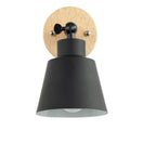 Nordic Rotatable Wood Wall Sconce