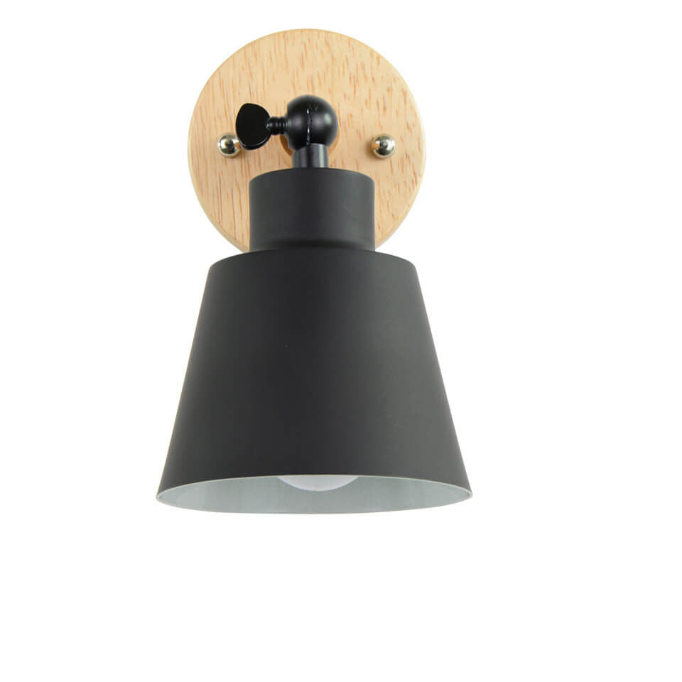 Nordic Rotatable Wood Wall Sconce