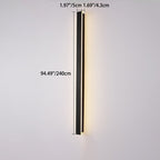 Premium Minimalist Rectangular LED Wall Sconce - Aluminum