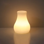 Premium Geometric Battery-Powered Night Light Table Lamp
