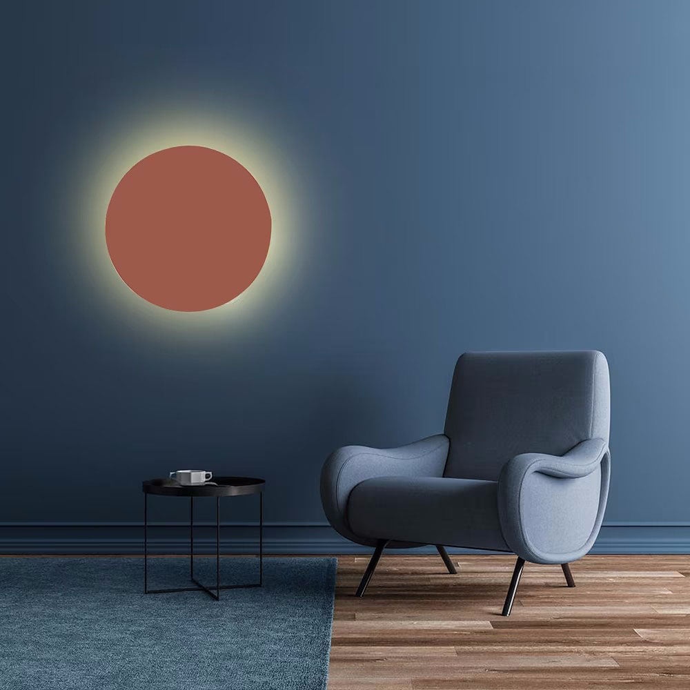 Colorful Round Iron LED Wall Sconce