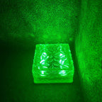 Premium Solar LED Ice Brick Outdoor Light - Modern ABS