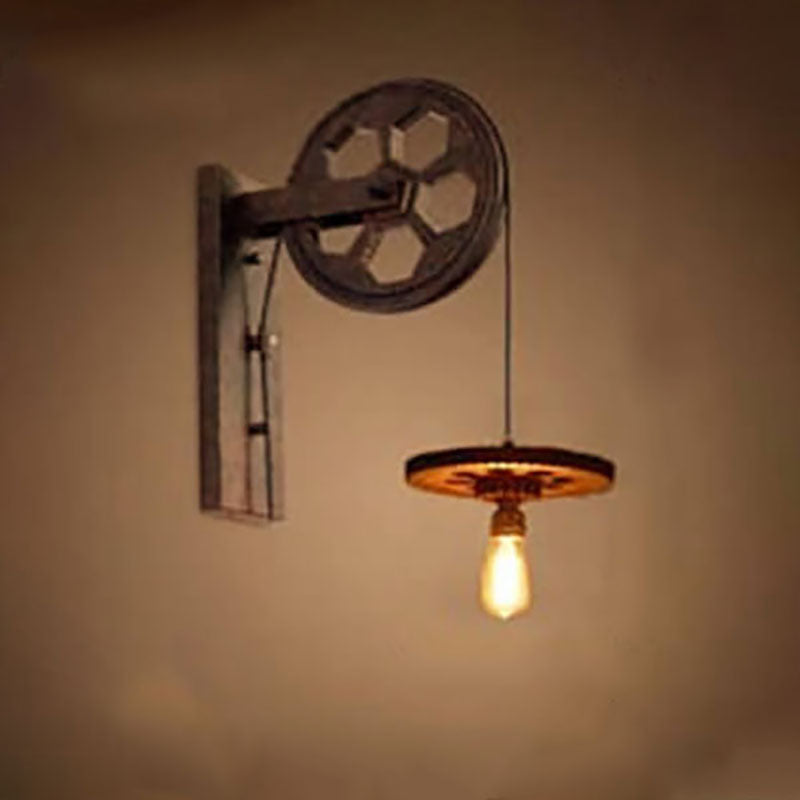 Industrial Vintage Iron Wall Sconce