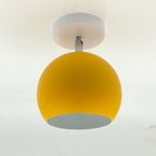 Nordic Macaron 1-Light Semi-Flush Mount Ceiling Light