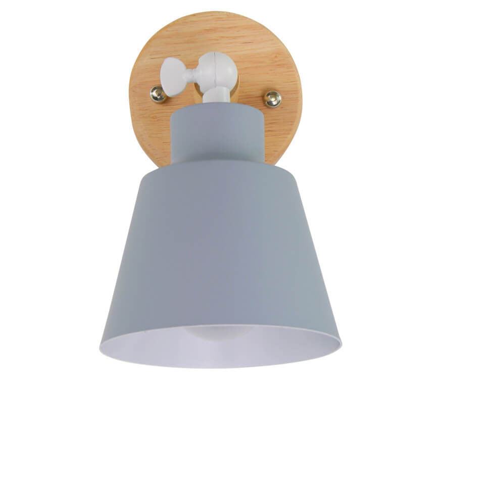 Nordic Rotatable Wood Wall Sconce
